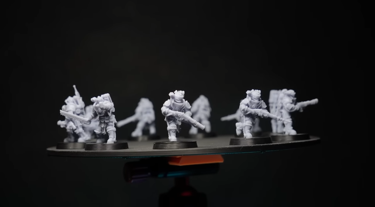 Can the Mars 3 Pro print an entire Kill Team starter box?