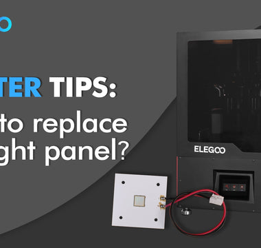 ELEGOO JUPITER: How to replace the light panel?