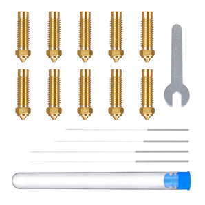 Multi-Size Brass Nozzle Kit for Neptune 4/4 Pro