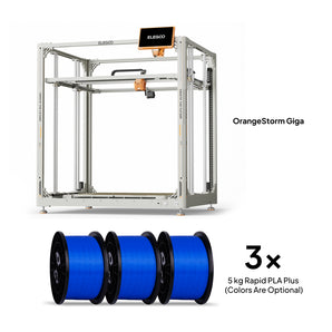 PRE-ORDER | OrangeStorm Giga + 3x5kg Rapid PLA Plus Filament Bundle