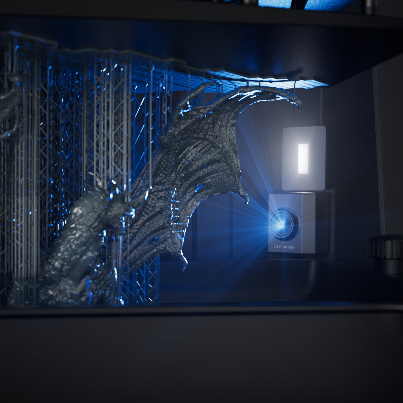 AI kamera ve dahili ışık - izleme ve timelapse