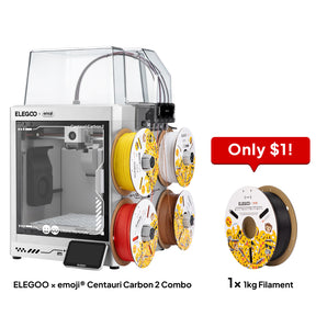 ELEGOO × emoji® Centauri Carbon 2 Combo: Get 1 kg Filament for Just $1