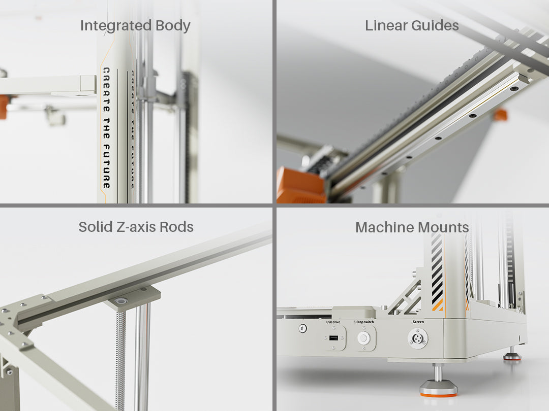 High-quality craftsmanship and linear guides
