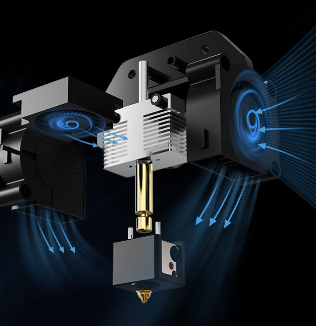 ELEGOO Neptune 4 Pro 300 derece nozzle ve gelişmiş hotend