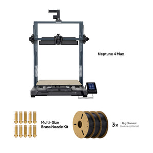 Neptune 4 Max Starter Bundle - Brass Nozzle & Filament