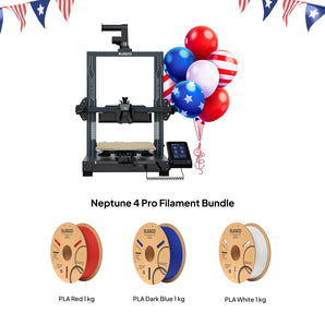 Neptune 4 Pro Filament Bundle🔴⚪🔵