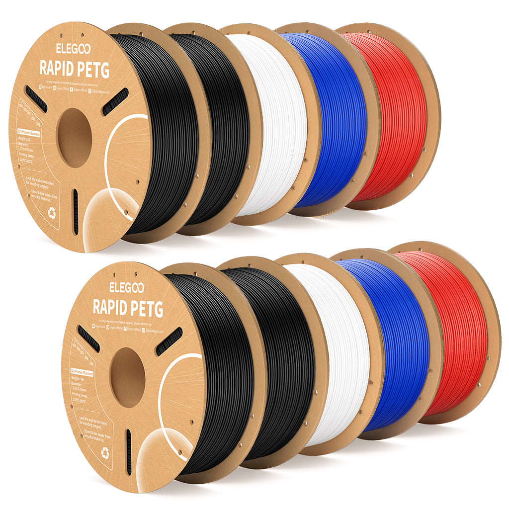 10kg Elegoo Rapid PETG 1.75mm 3D Printer Filament only $82.00