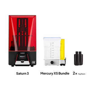 Saturn 3 Complete Bundle–Mercury XS & Resin