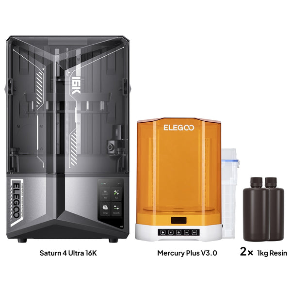 Saturn 4 Ultra 16K Mercury Plus V3.0 レジン ELEGOO Saturn 4 Ultra 16K Complete Bundle - Mercury Plus V3.0