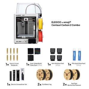 ELEGOO × emoji® Centauri Carbon 2 Combo All-in-One Bundle