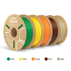 PETG HF 5-Color Filament Bundle (5 x 1kg) – Color Pack B