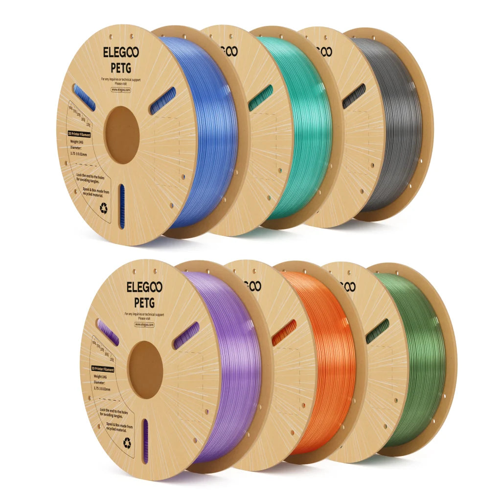 6kg Elegoo PETG Translucent Filament (choice of 3 color mix)