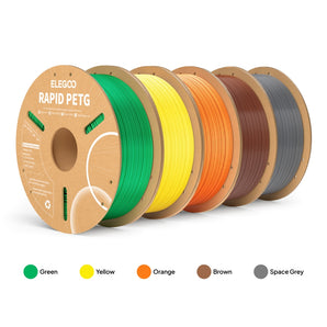 Rapid PETG 5-Color Filament Bundle (5 x 1kg) – Color Pack B