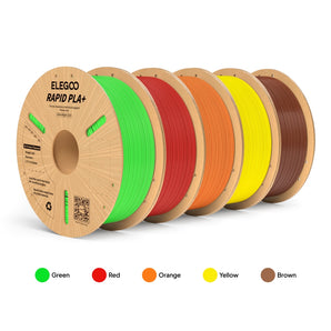 Rapid PLA Plus 5-Color Filament Bundle (5 x 1kg) – Color Pack B