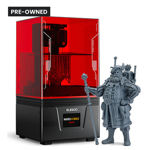 pre-owned elegoo mars 4 max resin 3d printer