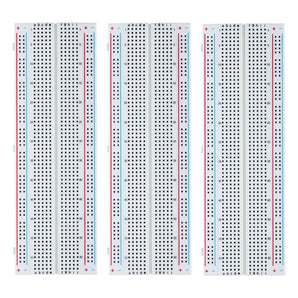 Breadboard 830 Point Solderless Prototype PCB Board Kit (3pcs)