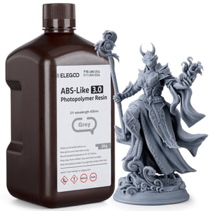 ELEGOO ABS Like 3.0 Photopolymer Resin 2KG Grey