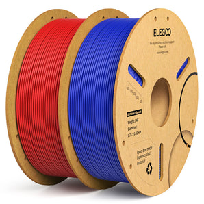 PLA+ Filament 1.75mm Blue & Red 10KG