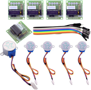 ELEGOO 5 Sets 28BYJ-48 ULN2003 5V Stepper Motor + ULN2003 Driver Board Arduino STEM Kits elegoo-shop 