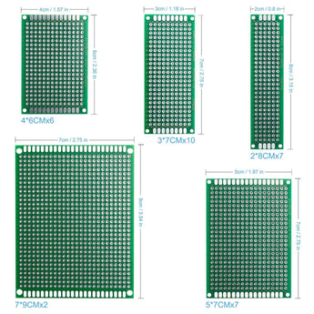 ELEGOO Double Sided PCB Board Prototype Kit (32 Pcs, 5 Sizes) Arduino STEM Kits elegoo-shop 