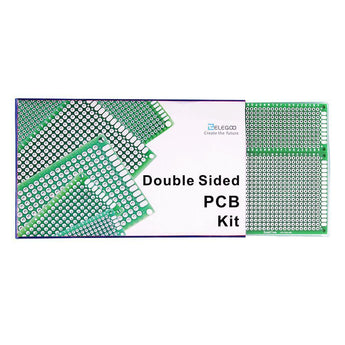 ELEGOO Double Sided PCB Board Prototype Kit (32 Pcs, 5 Sizes) Arduino STEM Kits elegoo-shop 