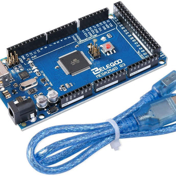 ELEGOO MEGA 2560 R3 Board with USB Cable Compatible with Arduino IDE Arduino STEM Kits elegoo-shop blue 