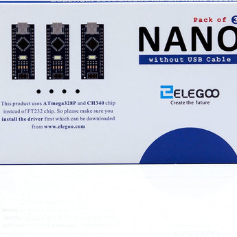 ELEGOO Nano V3.0 Compatible With Arduino IDE (x3) Arduino STEM Kits elegoo-shop 